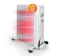 Clatronic RA 3737 11 - Radiatore a olio mobile fino a 2300 Watt, regolazione del