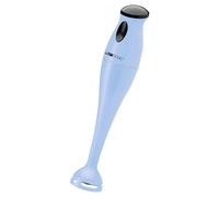 Clatronic SM 3577 - Frullatore a immersione con potente motore da 180 Watt, lama in acciaio INOX (inossidabile), con contenitore trasparente (500 ml) e occhiello per appenderlo, colore: Blu Blu