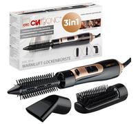 Clatronic® Spazzola ad aria calda, 3 accessori, per tutte le lunghezze dei capelli, spazzola per asciugacapelli con livello freddo per Style-Fix, 2 livelli, per capelli tondi, cavo a 360°, spazzola ad