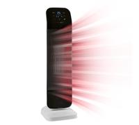 Clatronic Termoventilatore con elemento riscaldante in ceramica PTC, regolabile da 15 a 35 °C, raffreddamento del ventilatore, termoventilatore in ceramica con pannello di controllo del sensore