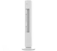 Clatronic Ventilatore funzione girevole | ventilatore da piedistallo con timer | ventilatore a torre | 3 velocità | 75° oscillante | 120 minuti di timer | 78 cm di altezza | TVL 3770 bianco