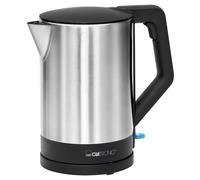 Clatronic 263833 WKS 3692 schwarz Bollitore acciaio inox, Nero