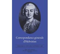 Claude Adrien Helvétius Correspondance Générale D'Helvétius (Tascabile)