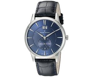 Claude Bernard 64005 3 BUIN Classic Big Date, piccolo secondo display analogico svizzero al quarzo nero orologio
