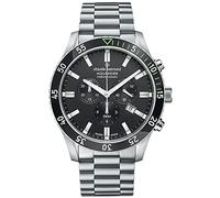 Claude Bernard Sporting Soul Aquarider 10223 - Cronografo 3NVM NV, argento, Bracciale