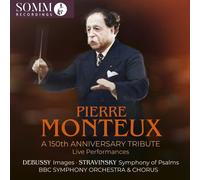 Claude Debussy Pierre Monteux: A 150th Anniversary Tribute: Live Performanc (CD)