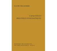 Claude Dellacherie Capacités et processus stochastiques (Copertina rigida)