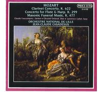 Claude Faucomprez, clarinet - Mozart: Clarinet Concerto - Flute & harp Concerto (UK Import)