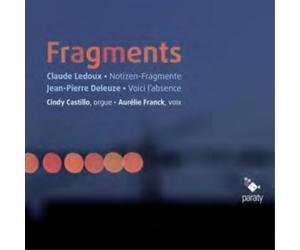 Claude Ledoux Claude Ledoux/Jean-Pierre Deleuze: Fragments (CD) Album