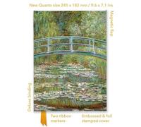 Claude Monet: Bridge over a Pond of Water Lilies (Foiled Quarto Journal)