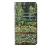 Claude Monet Footbridge and Water Lily Pool Flip Case Cover Custodia per iPhone 17 Pro Max