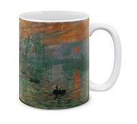 Claude Monet Impression Sunrise Tazze Da Caffè In Ceramica Tazza Classica Tazza Da Caffè 330Ml Per Uomo Donna Succo