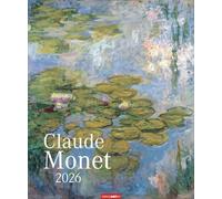 Claude Monet Kalender 2026: Kunstvoller Wandkalender mit impressionistischen Gemälden voller Farben und Licht. Großer Kunst-Kalender 2026. 46 x 55 cm. Hochformat