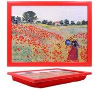 Claude Monet - Vassoio per computer portatile, motivo: campo di papaveri vicino ad Argenteuil, bricolage, cucito e decorazione per la casa