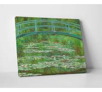 ❤️ Claude Monet Water Lilies Quadro Stampa su Tela Canvas Vernice Pennellate
