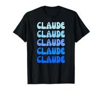 Claude Name Minimalist Design Maglietta