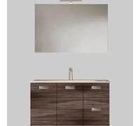CLAUDIA 105 C - Specchiera panoramica con luce