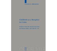 Claudia D. Bergmann Childbirth as a Metaphor for Crisis (Copertina rigida)