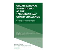 Claudia Gabbion Organizational Wrongdoing as the “Foundationa (Copertina rigida)