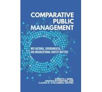 Claudia N. Avellaneda Comparative Public Management (Tascabile)