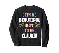 Claudia Personalized Name Beautiful Day Claudia Felpa