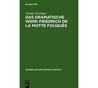 Claudia Stockin Das dramatische Werk Friedrich de la Motte Fo (Copertina rigida)