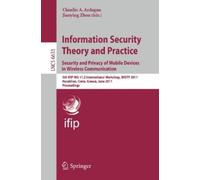 Claudio Agostin Information Security Theory and Practice: Security a (Tascabile)