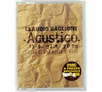 CLAUDIO BAGLIONI - ACUSTICO - 2MC - 2 MUSICASSETTE - NUOVE SIGILLATE NEW SALED