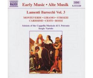 Claudio Monteverdi Lamenti Barocchi Vol. 3 (CD) Album
