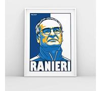 Claudio Ranieri di Leicester City - Stampa A3 della Rogues' Gallery