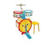 CLAUDIO REIG - Easy Fisher Price Batteria con BANQUETA, Multicolore (2729)