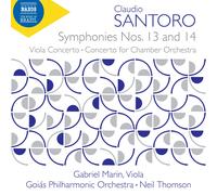Claudio Santoro Claudio Santoro: Symphonies Nos. 13 and 14 (CD) Album