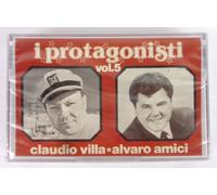 CLAUDIO VILLA E ALVARO AMICI - I PROTAGONISTI VOL.5 - MUSICASSETTA - NUOVA SALED