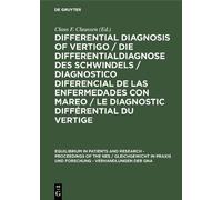 Claus F. Clauss Differential Diagnosis of Vertigo / Die Diffe (Copertina rigida)
