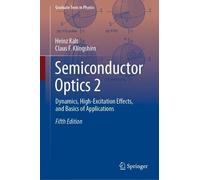 Claus F. Klingshirn Heinz Kalt Semiconductor Optics 2 (Copertina rigida)
