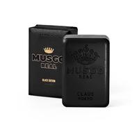 Claus Porto - Black Edition Sapone corpo per uomo e donna | Disintossicante, detergente, condizionante | Fatto a mano, aromatico, ringiovanente (160 g | 5 oz)