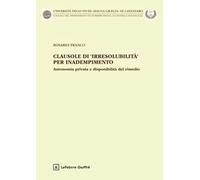 Clausole di irresolubilità per inadempimento