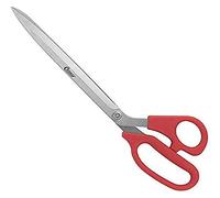 Clauss 18190 Forbici, angolate, forbici per decorazione, 29,3 cm, rosso