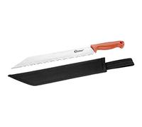 Clauss CL-40000 00 - Coltello isolante con custodia in plastica, lama in acciaio da 34 cm, manico in plastica, colore: arancione, 47,5 cm