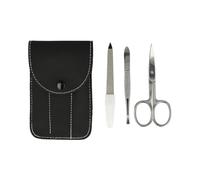 Clauss Set per la cura delle unghie con forbici, lime e pinzette | Set per unghie premium per manicure e pedicure | Astuccio per unghie per uso quotidiano e viaggi | BC-S10044