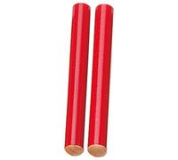 Claves in faggio laccato rosso