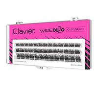 Clavier Ciglia artificiali in ciuffi WIDE Du2o, ciglia in un ciuffo, diverse lunghezze da 8 a 14 mm, ultra volume, per un look perfetto (10/12/14)