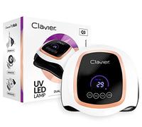 Clavier Lampada per unghie UV LED lampada per unghie 168W Lampada professionale con 4 timer, con sensore LCD, base rimovibile, adatta per tutti gli asciugaunghie in gel