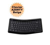Clavier PC Microsoft Sculpt Mobile 1390 AZERTY Belgio Bluetooth Nero NEUF