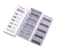 Clavier Vshape Ciglia Set Aspetto estensione naturale Ciglia tipo C 10 scatole per set Trucco professionale Ciglia individuali