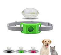 Clavya Tags for Dogs, 100% Natural Ingredients, Adjustable Size for Small Medium and Large Dogs, For Rain, Mud, River, Swim (Green)