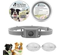 Clavya Tags for Dogs, Clavya Natural Collar for Dog, 100% Pure Natural Ingredients, Waterproof & Adjustable Collar for Small, Provides Long Lasting Protection for Rain, River, and Mud (Grey,1 Pcs)