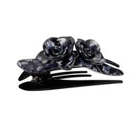 Claw Hair Barrette per capelli spessi, robusto fermaglio per capelli in elegante design grigio blu per acconciature alte e mantiene tutti i tipi di capelli al sicuro
