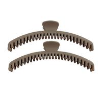 Claw Hair Clips for Women, Non-Slip Banana Hairpins, Strong Grip Big Barrettes, Slim Bun Pins for Thick and Thin Hair, 2 Pack Small Portable Claw Clips, Stylish Hair Accessories for Daily Wear