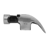 Claw Hammer Head Efficiente unghie Efficiente per il chiodo carpentiere 10 once di piegatura rotonda angolo di piega doppia forcella strumento di lavorazione del legno
